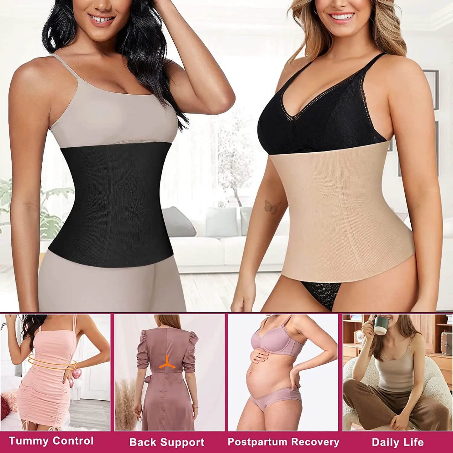 Women’s Waist Trainer – Postpartum Belly Slimming Shaper