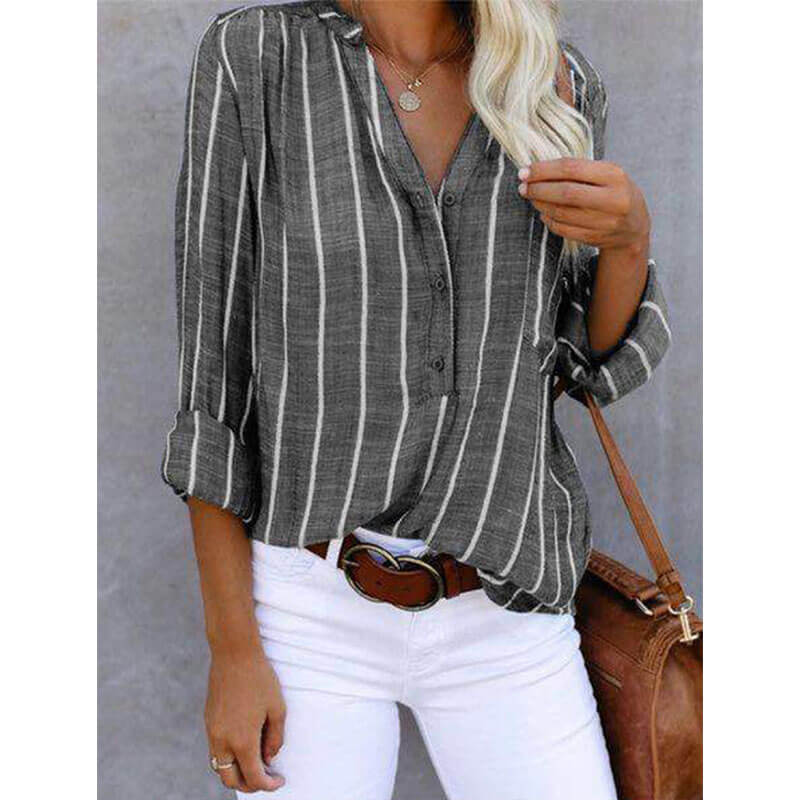 Women´s Oversized Striped Shirt