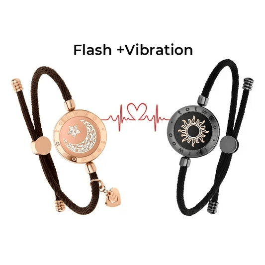 Long Distance Touch Light Up & Vibrate Bracelets