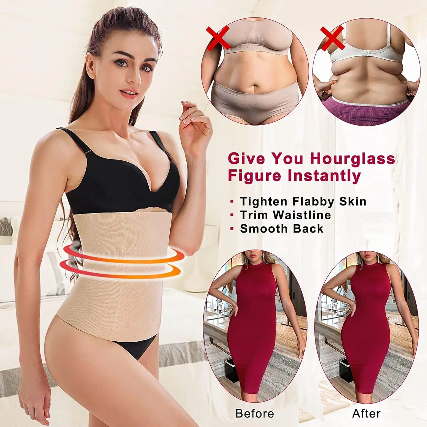 Women’s Waist Trainer – Postpartum Belly Slimming Shaper
