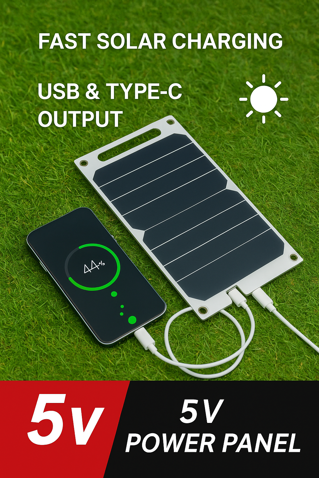 35W Portable Solar Panel Charger