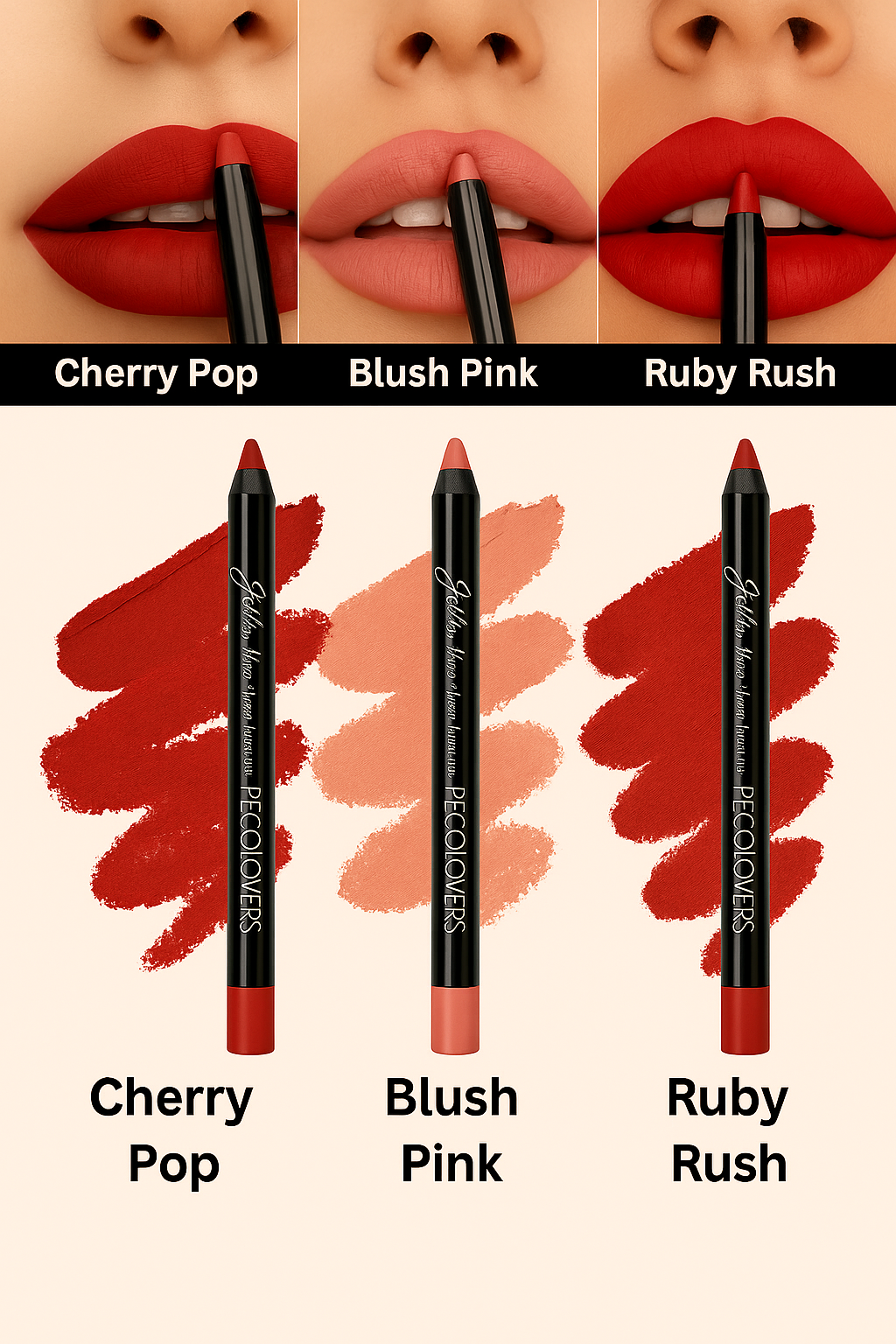 Pick Your Perfect 3 – Matte Lip Pencil Set