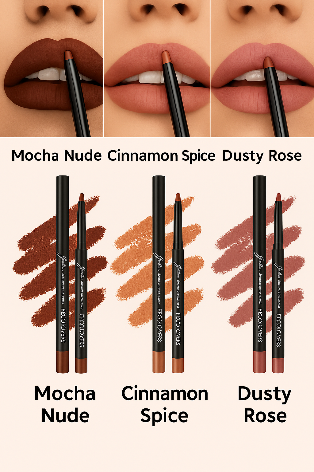 Pick Your Perfect 3 – Matte Lip Pencil Set