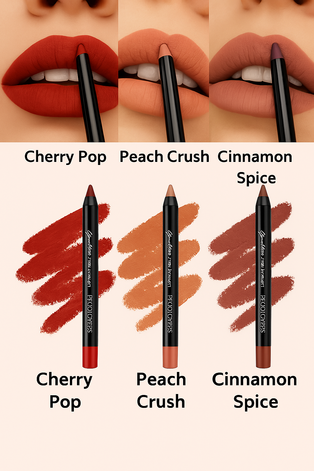 Pick Your Perfect 3 – Matte Lip Pencil Set