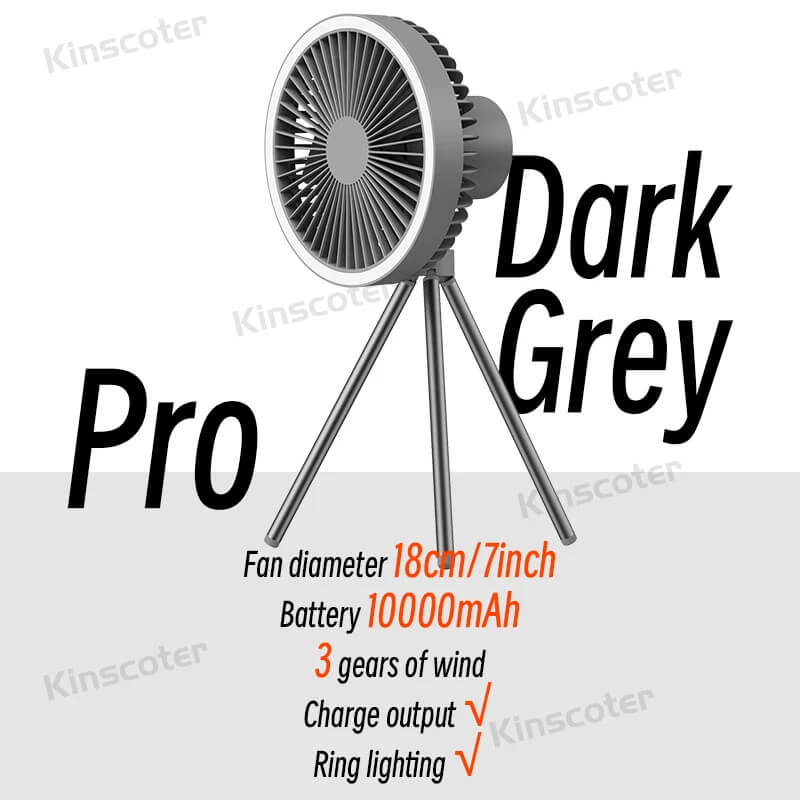 Versatile Rechargeable Camping Fan