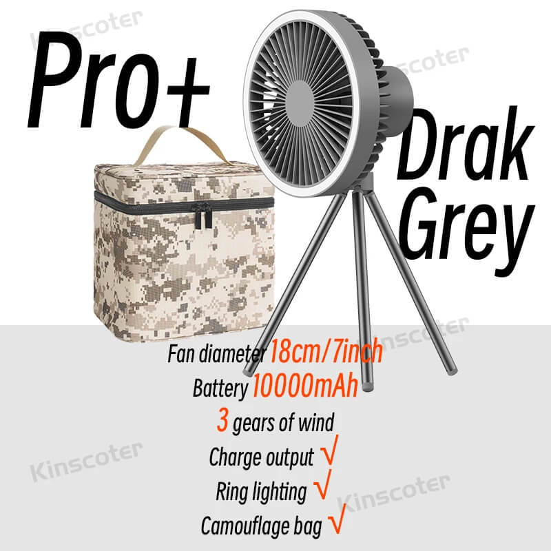 Versatile Rechargeable Camping Fan