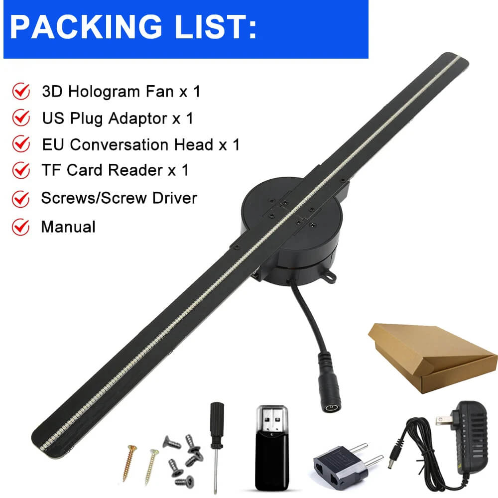 42CM 3D Hologram Fan