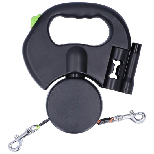 Retractable Double Dog Leash