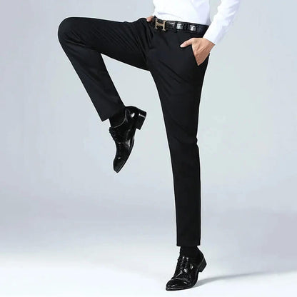 Men's Casual Elastic Suit Pants