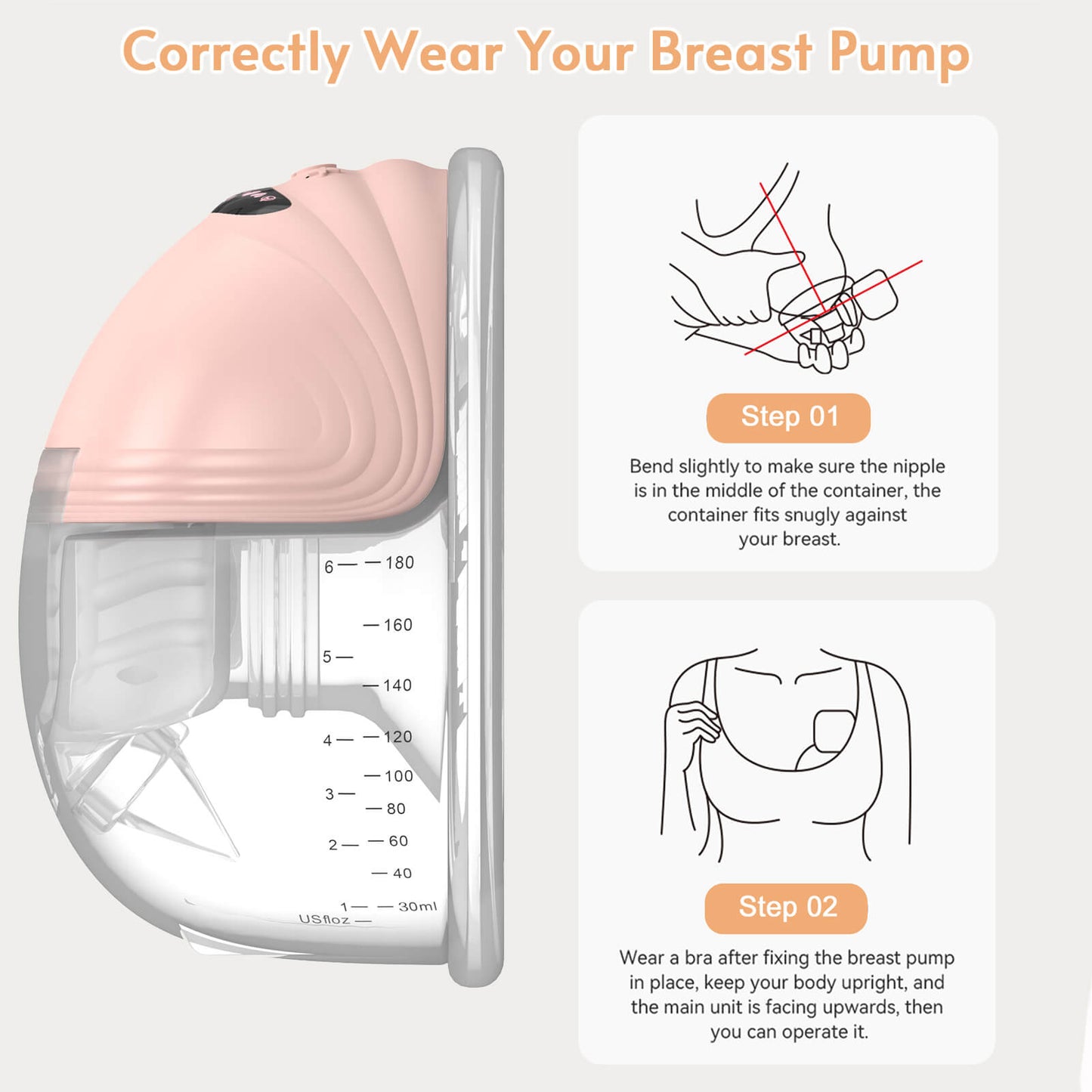 SilentComfort Wearable Electric Breast Pump