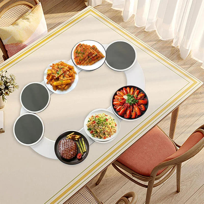 Non-Skid Rotating Dining Table Tray