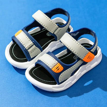 Sunshine Steps: Boys' Leather Summer Sandals