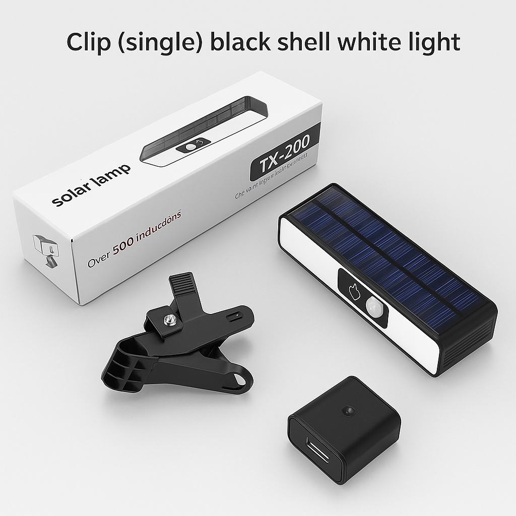 Clip-On Solar Motion Sensor Light