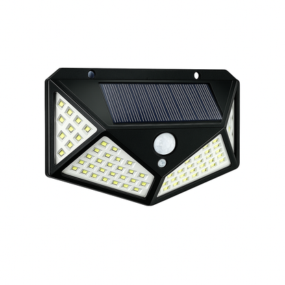 100 LED Solar Motion Sensor Wall Lights