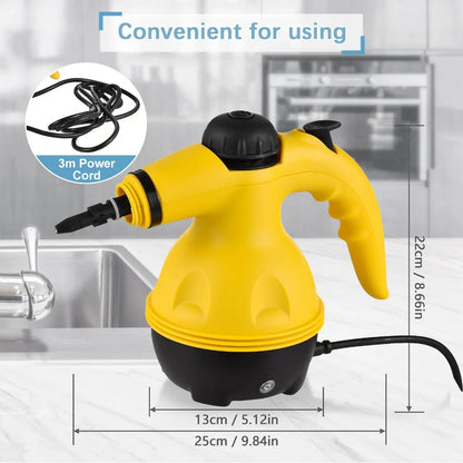 Portable High-Temperature Steam Cleaner for Kitchen, Bathroom & Car Cleaning