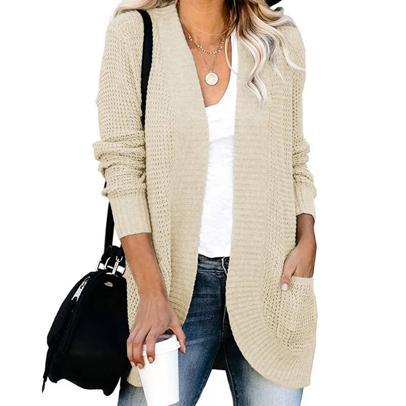 Women's Loose Knitted Long Coat Jumper