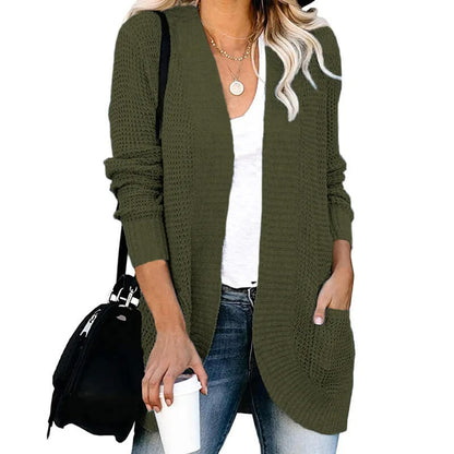 Women's Loose Knitted Long Coat Jumper