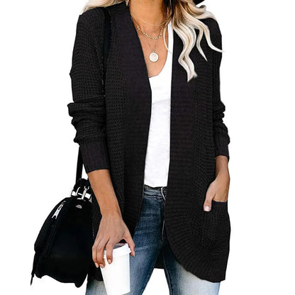 Women's Loose Knitted Long Coat Jumper