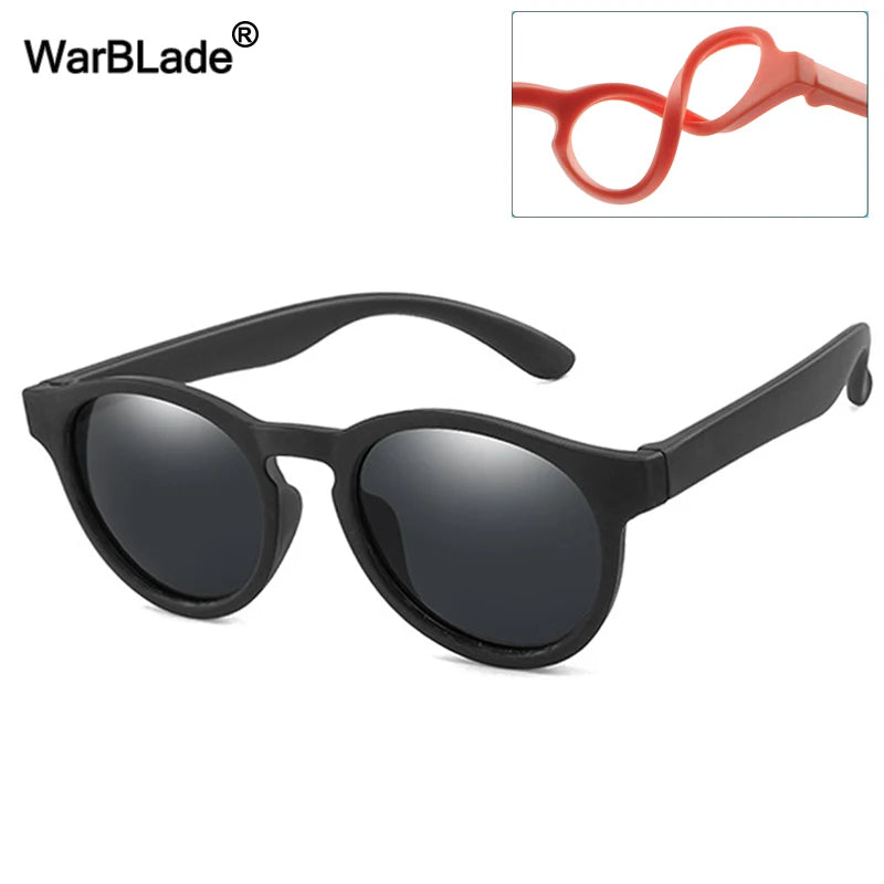 WarBlade Junior: Round Polarized Kids Sunglasses