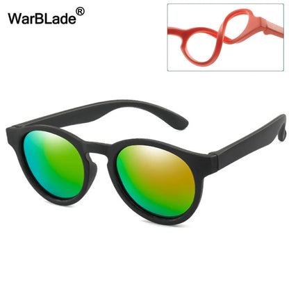 WarBlade Junior: Round Polarized Kids Sunglasses