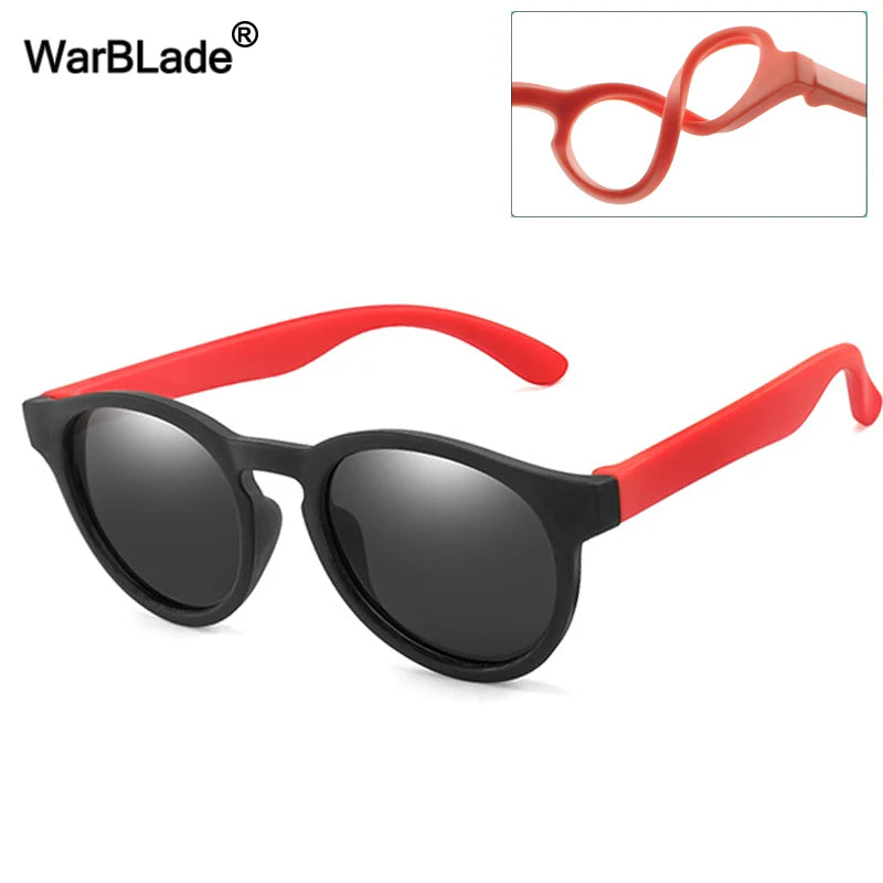 WarBlade Junior: Round Polarized Kids Sunglasses