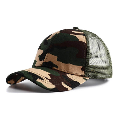 Summer Camouflage Mesh Trucker Hat