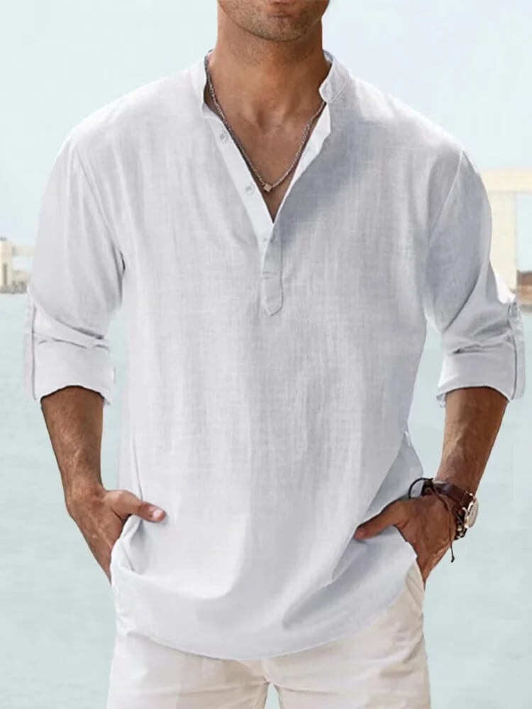 Men's Cotton Linen Shirt