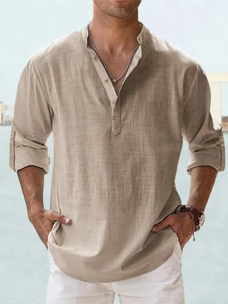 Men's Cotton Linen Shirt