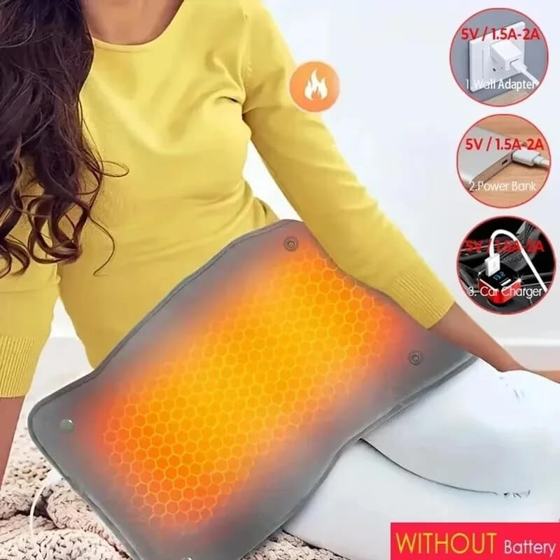 Graphene Quick Heating Pad with Adjustable Temperature and Timer