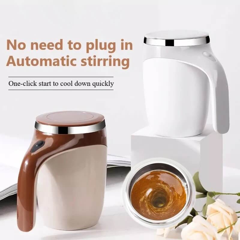 Automatic Stirring Coffee Cup