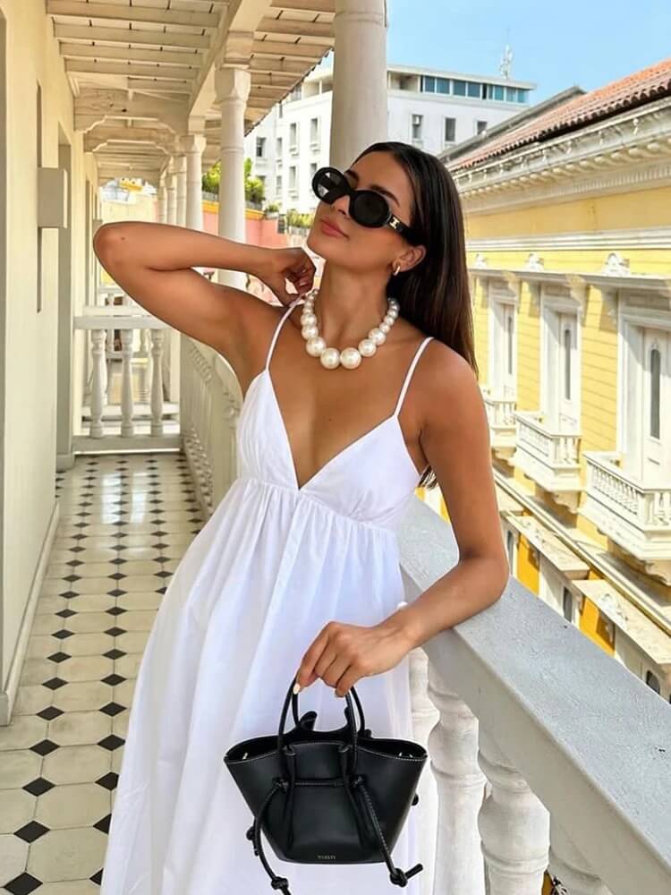 Backless Midi Dress