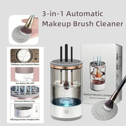 SpinClean 3-in-1 Electric Makeup Brush Cleaner