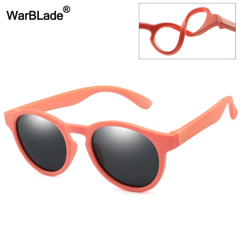 WarBlade Junior: Round Polarized Kids Sunglasses