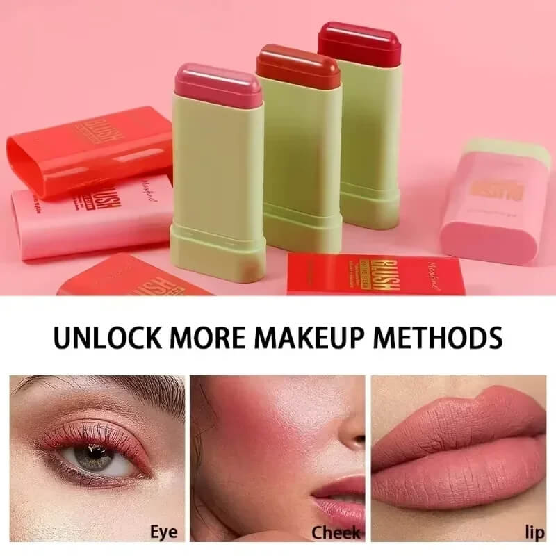 3-in-1 Cheek & Lip Tint Blush Stick