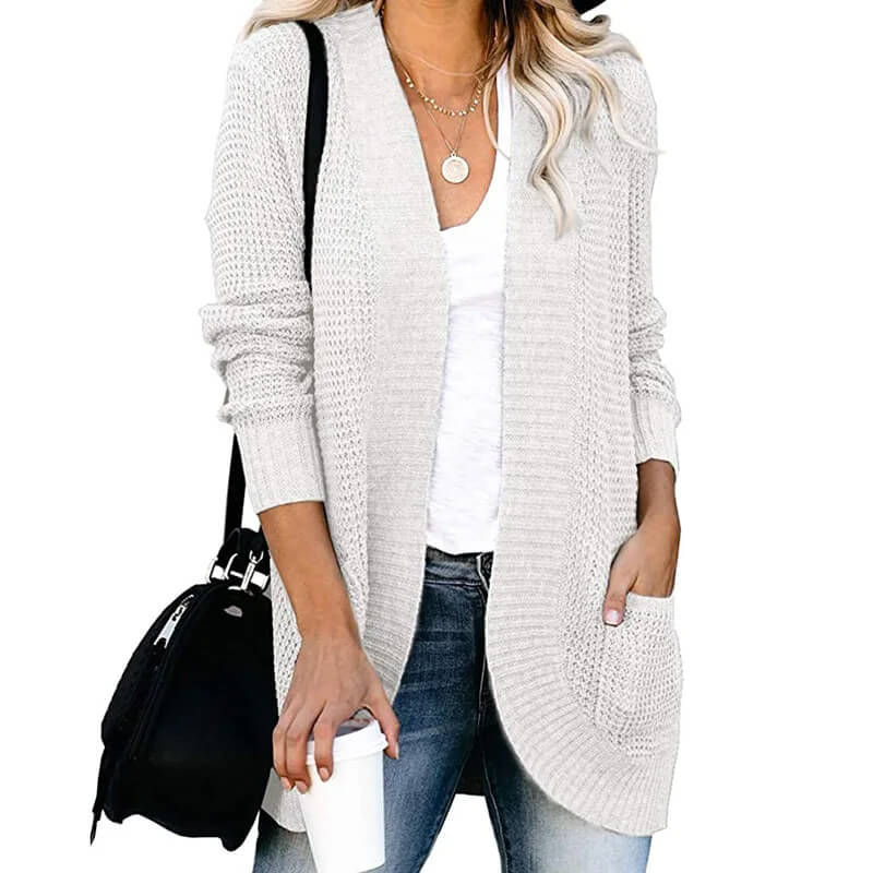 Women's Loose Knitted Long Coat Jumper